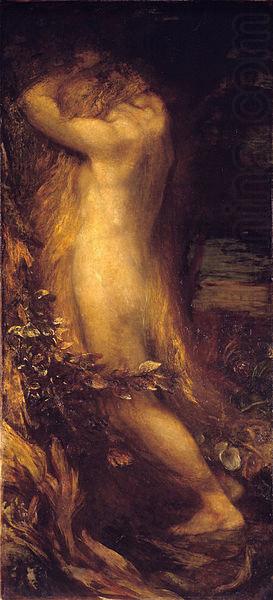 Eve Repentant, george frederic watts,o.m.,r.a.